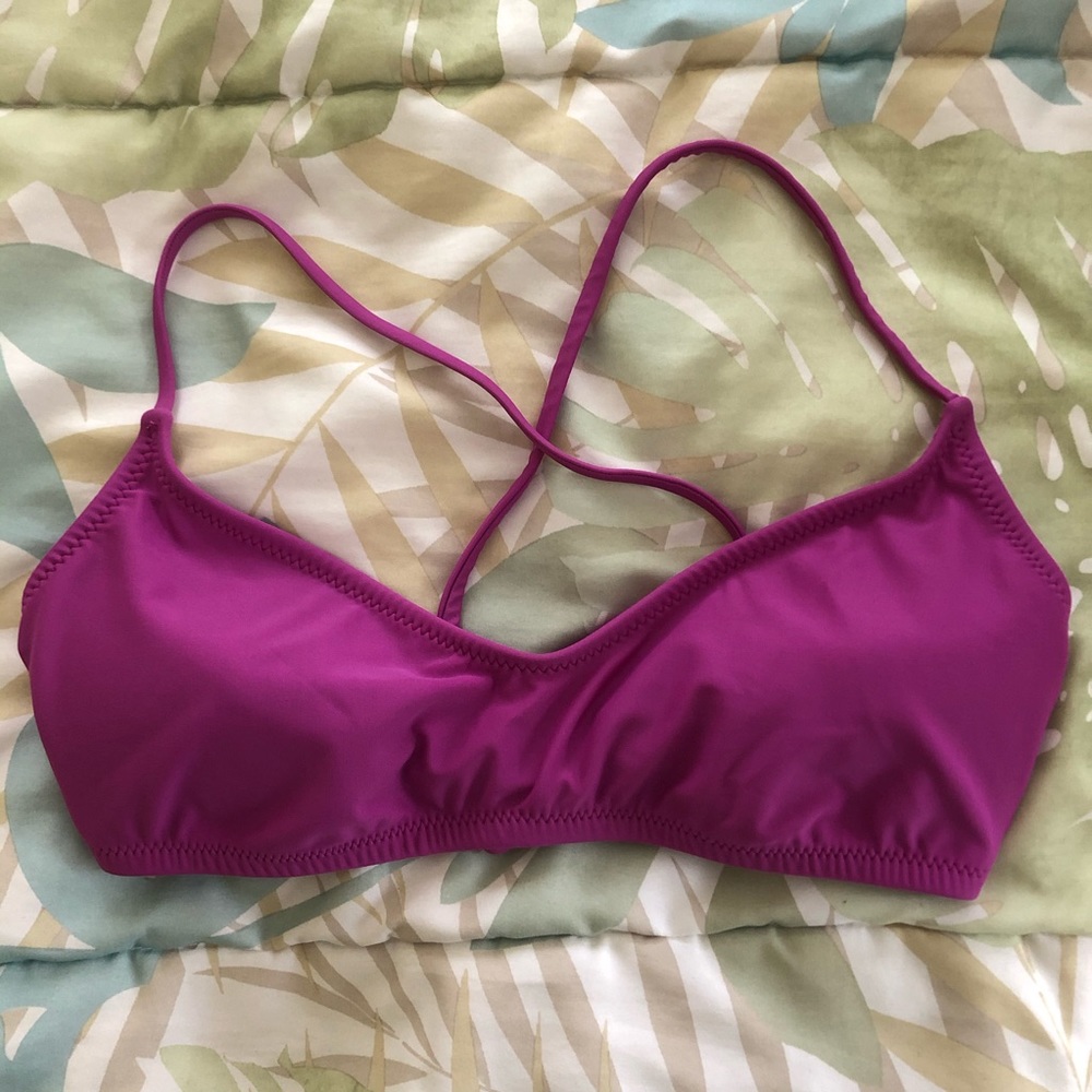 Magenta Bikini Top